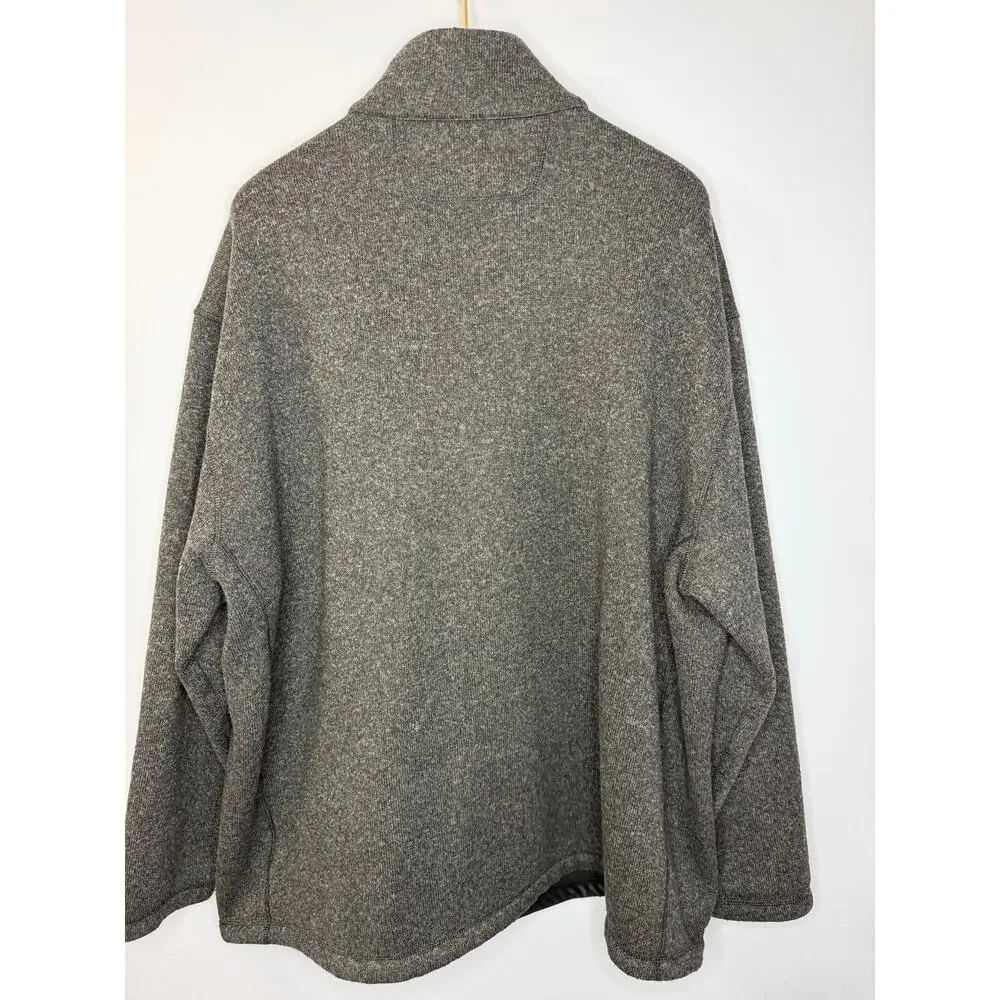 Polo Ralph Lauren Performance Fleece Mockneck Jacket Full Zip Grey Men's 4XB